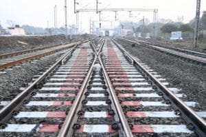 नई रेल लाइन का निरीक्षण