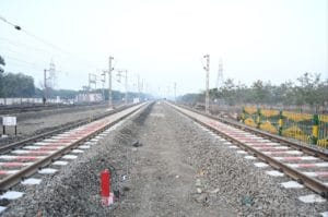 नई रेल लाइन का निरीक्षण